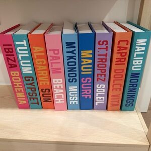 Colorful Decorative Books Set